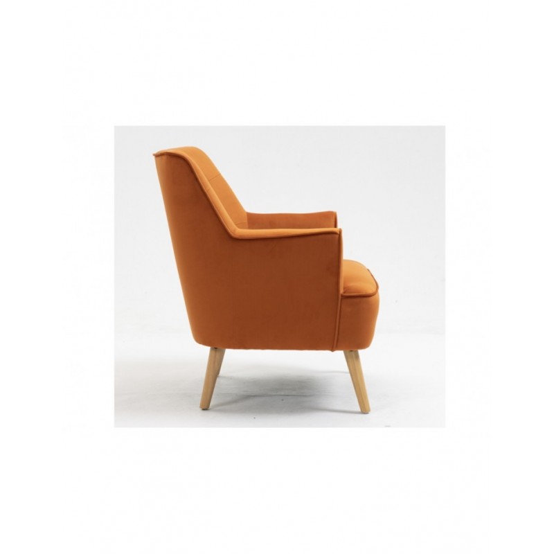 AM Tara Accent Chair Burnt Orange